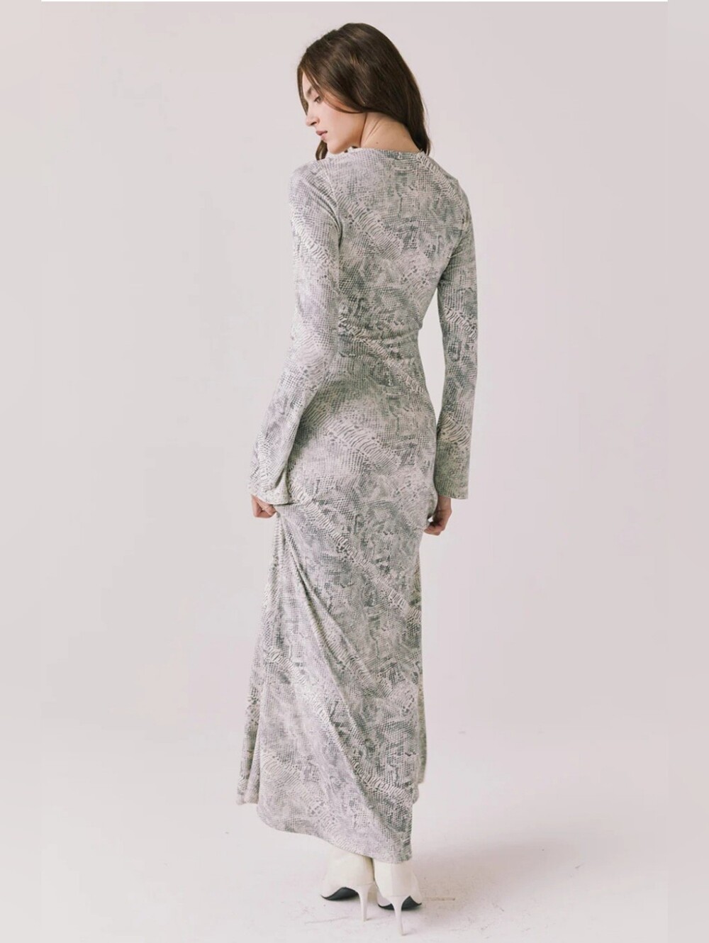 Chaser Opal Python Print Maxi Dress - Picture 4 of 7